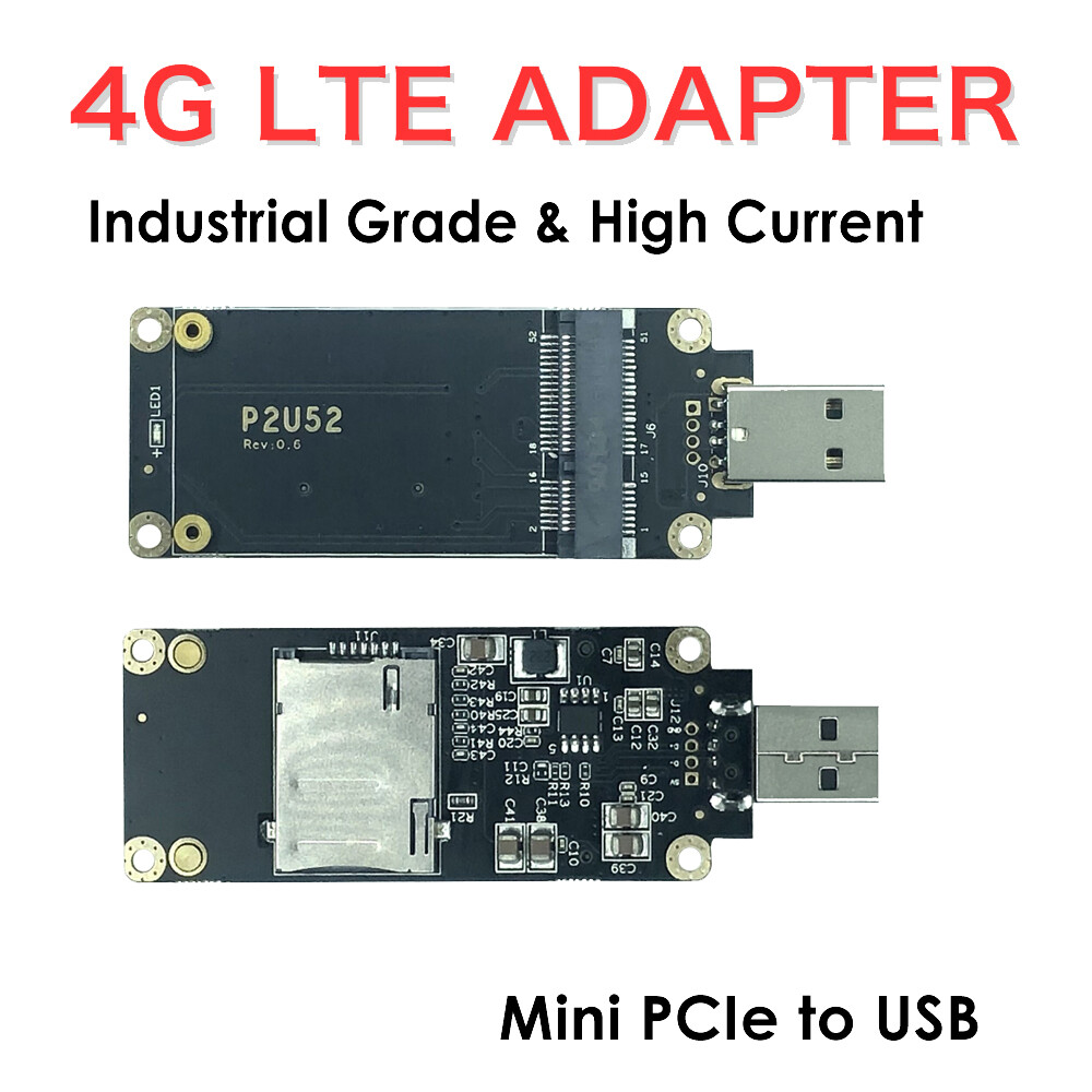 4G LTE IOT Mini PCIe to USB Adapter W/SIM Card Slot for WWAN/3G/4G/WiFi Module-image