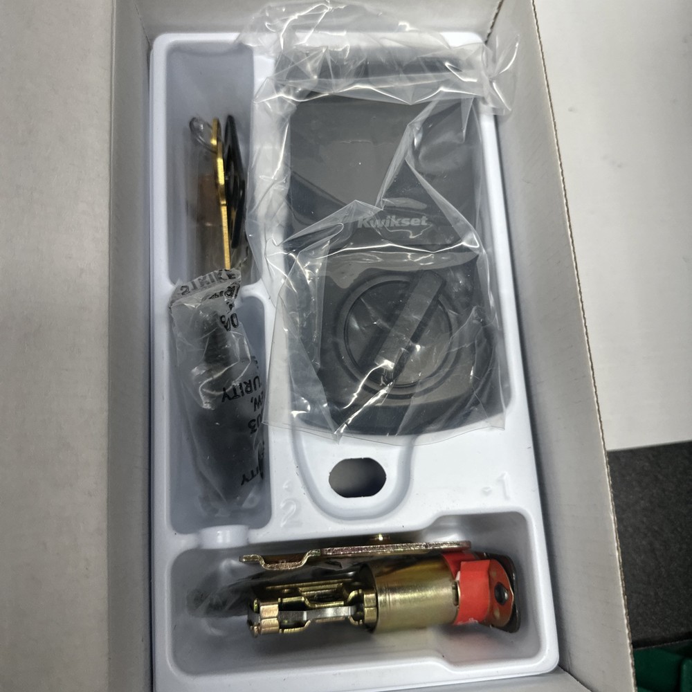 Kwikset SmartCode 260 Keyless Entry Electronic Keypad Deadbolt Matte Black C2