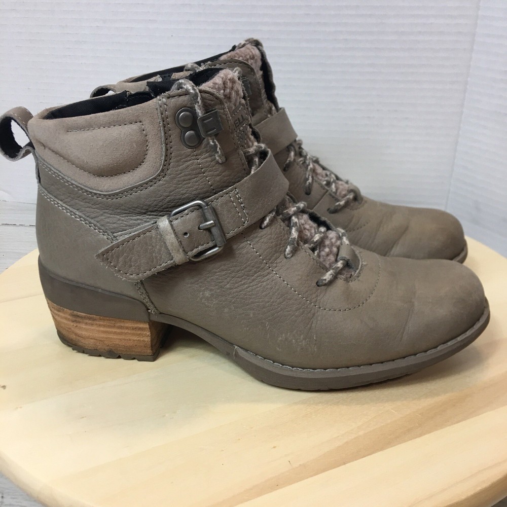 Merrell Shiloh Waterproof Ankle Boots Womens Gray 7.5 Moon Rock