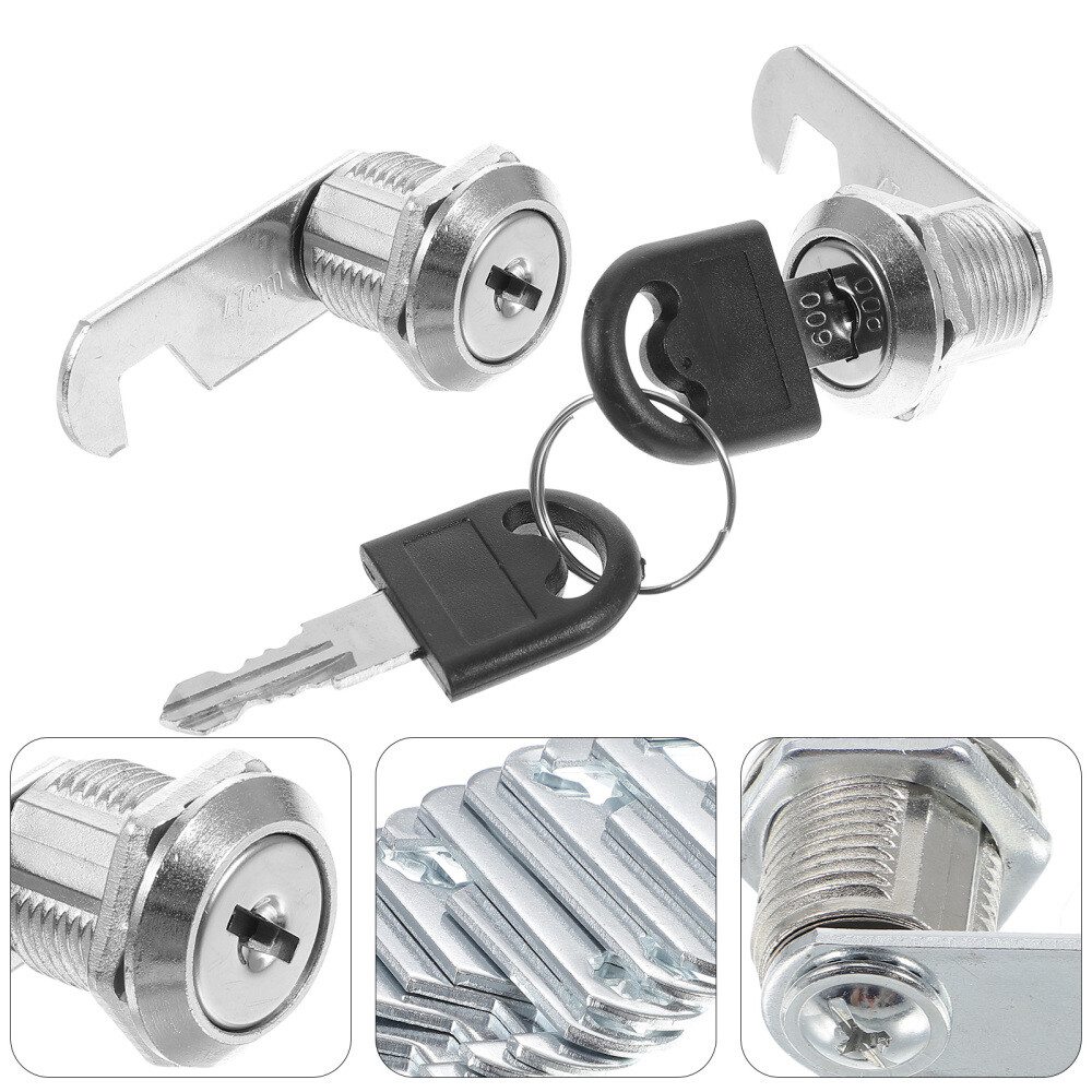 16-Pack Zinc Alloy Drawer Locks for Cabinets Safety & Security