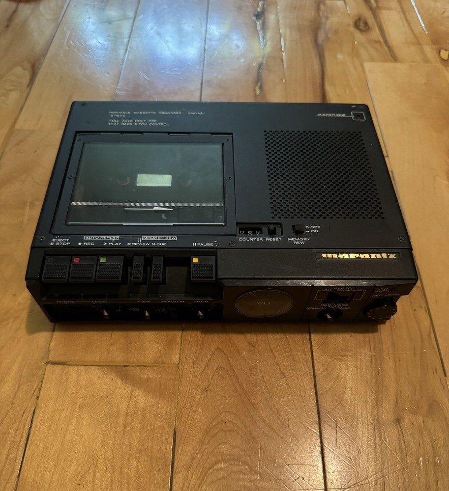 Marantz PMD221 Portable Mono Cassette Recorder