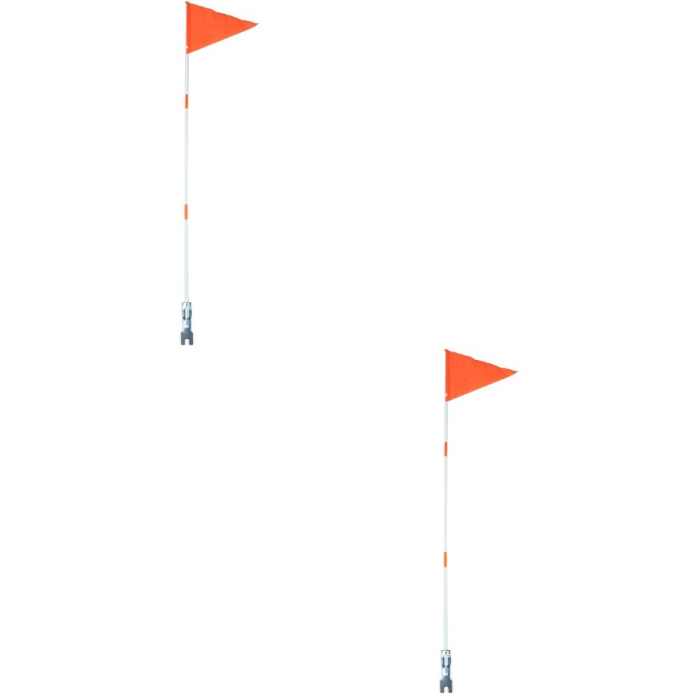 2 Sets Bike Safety Flags for Kids - Colorful Child Bike Decorations  