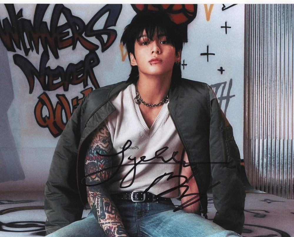 Jungkook - BTS - Autographed Signed 8x10 Photo - Asian