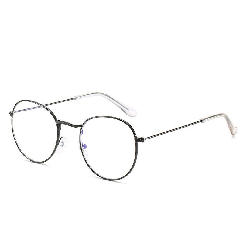 Metal Frame Glasses For Women Vintage Anti Blue Blocking Optical Eyeglasses Meta