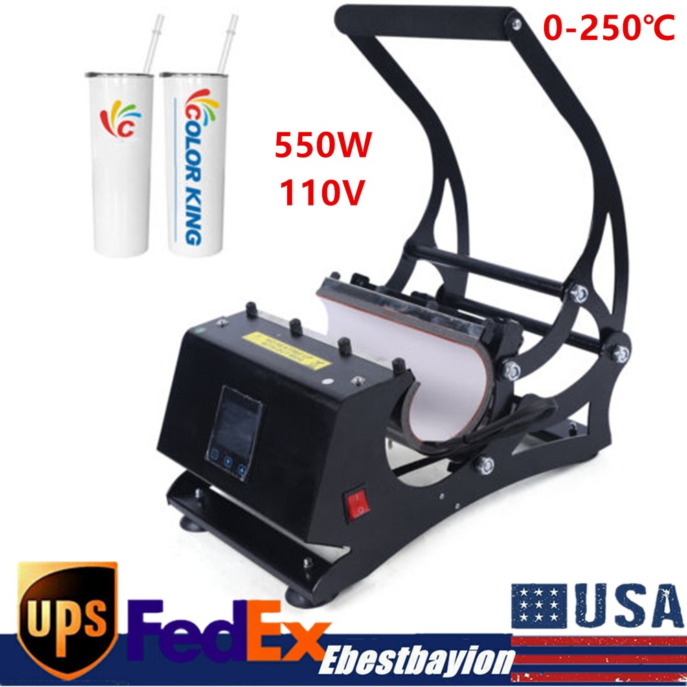 20oz Tumbler Mug Heat Press Transfer Sublimation Machine Digital for Coffee Cup