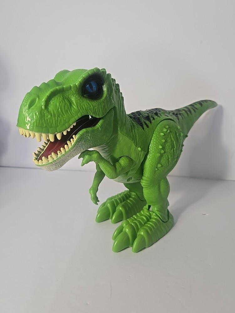 Robo Alive Attacking T - Rex Dinosaur Robotic Toy Zuru Brand Tested and Works