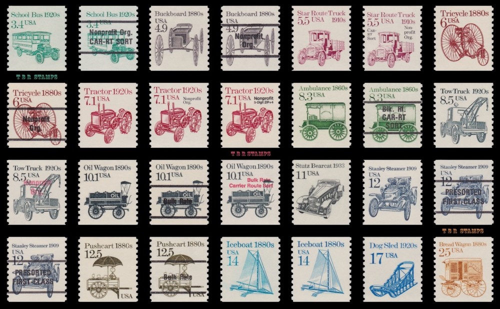 Specialized 2nd Transportation 2123-36 2123a-33a 2132b + Set of 28 MNH - Buy Now-image