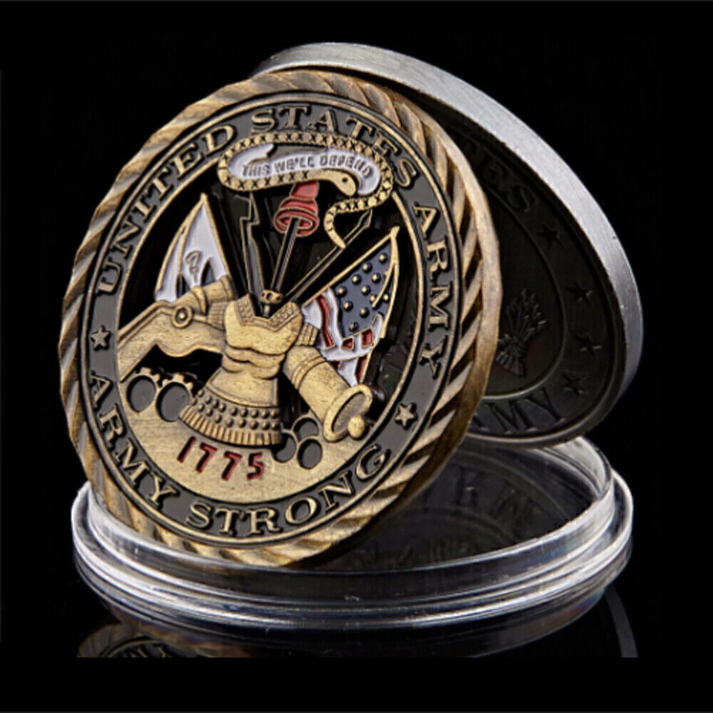 Army US Military Coin Challenge Driver Collectible 1775 Commemorative Medal Gift