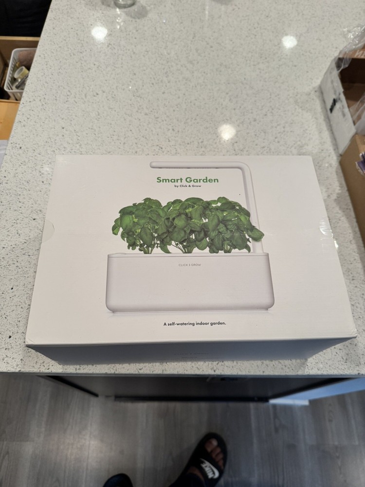 Click & Grow Indoor Herb Garden Kit with Grow Light