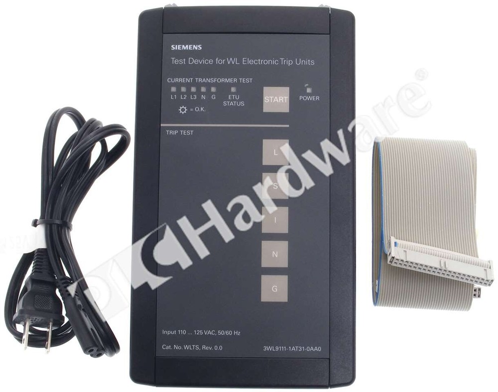 Siemens 3WL9111-1AT31-0AA0 3WL9 111-1AT31-0AA0 WLTS Electronic Trip Unit Tester