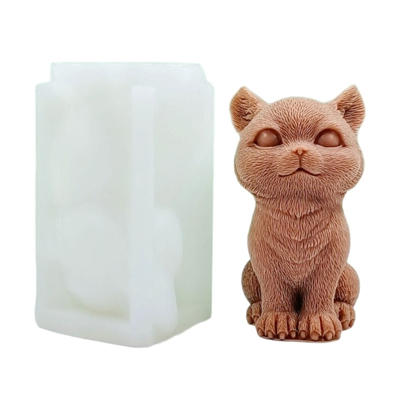 Scented Silicone Cat Molds for DIY Crafting and Candle Making