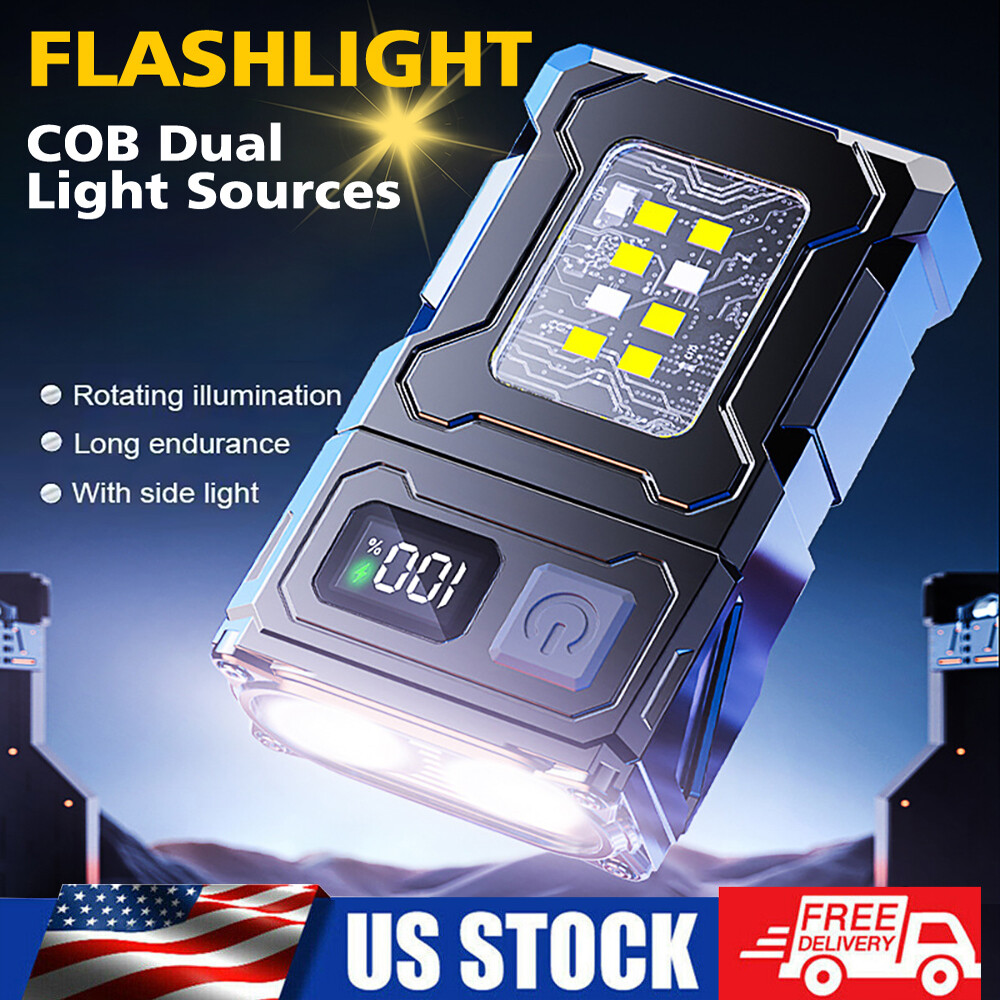 LED Super Bright Torch Flashlight Tactical Camping Outdoor Lamp USB Rechargeable