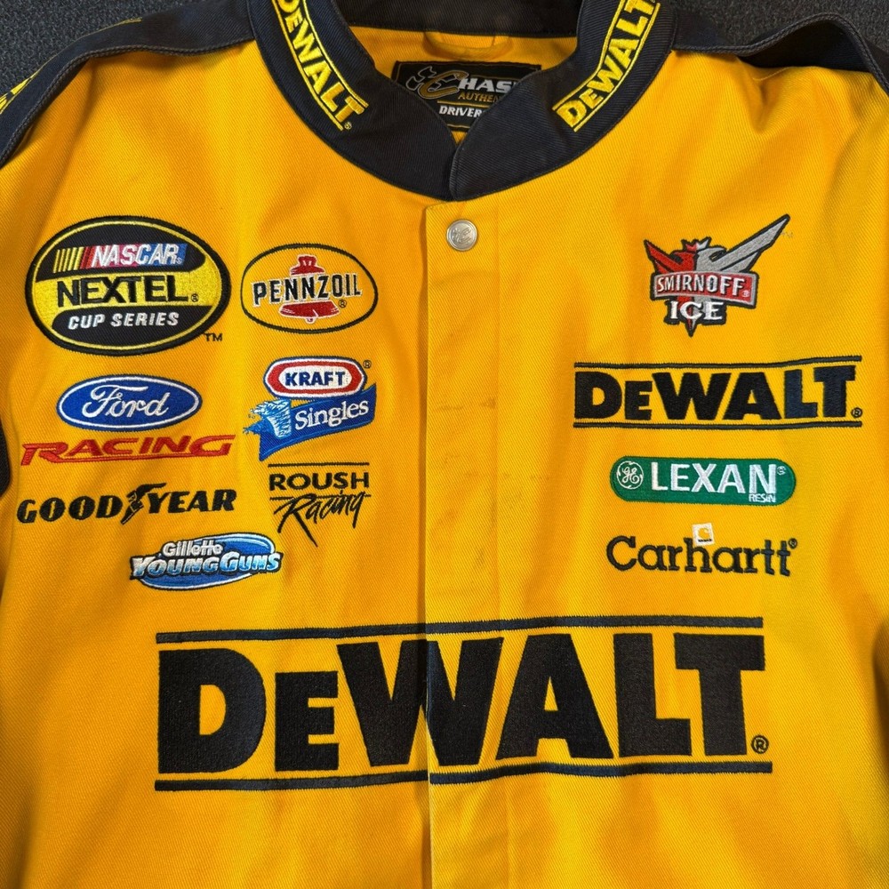 Vintage DeWalt Racing Jacket Matt Kenseth Nascar Roush Authentics