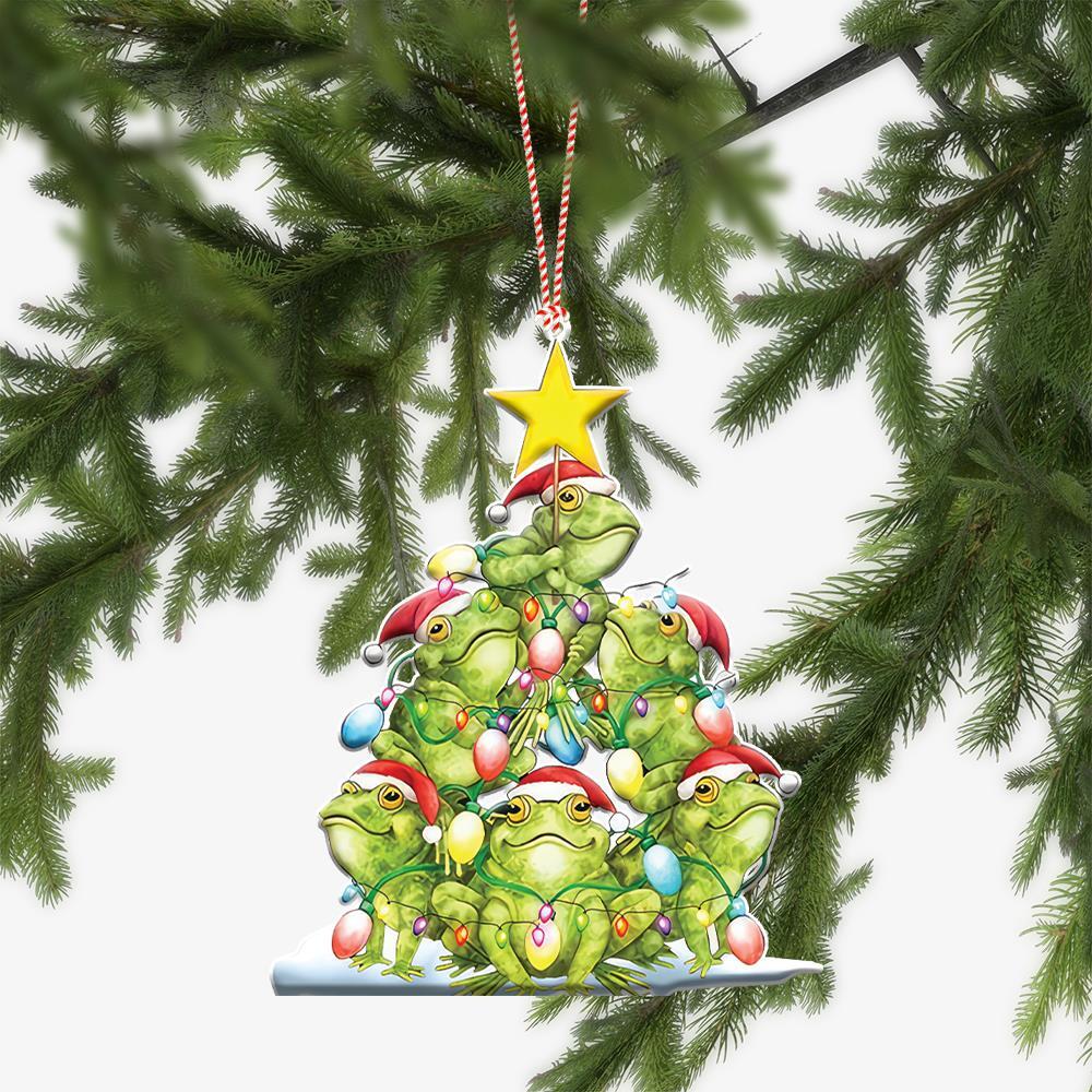 Lovely Frog Christmas Ornament  Frog Xmas Ornament  Frog Car Ornament Gift