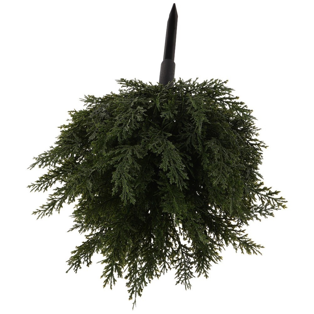 Garden Decor Fake Plants Faux Cedar Bushes Artificial Topiary for