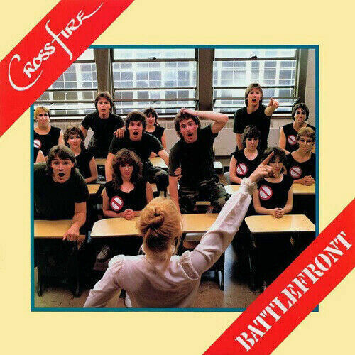 1984 Crossfire Battlefront CD Rare AOR Christian Hard Rock Melodic Pomp