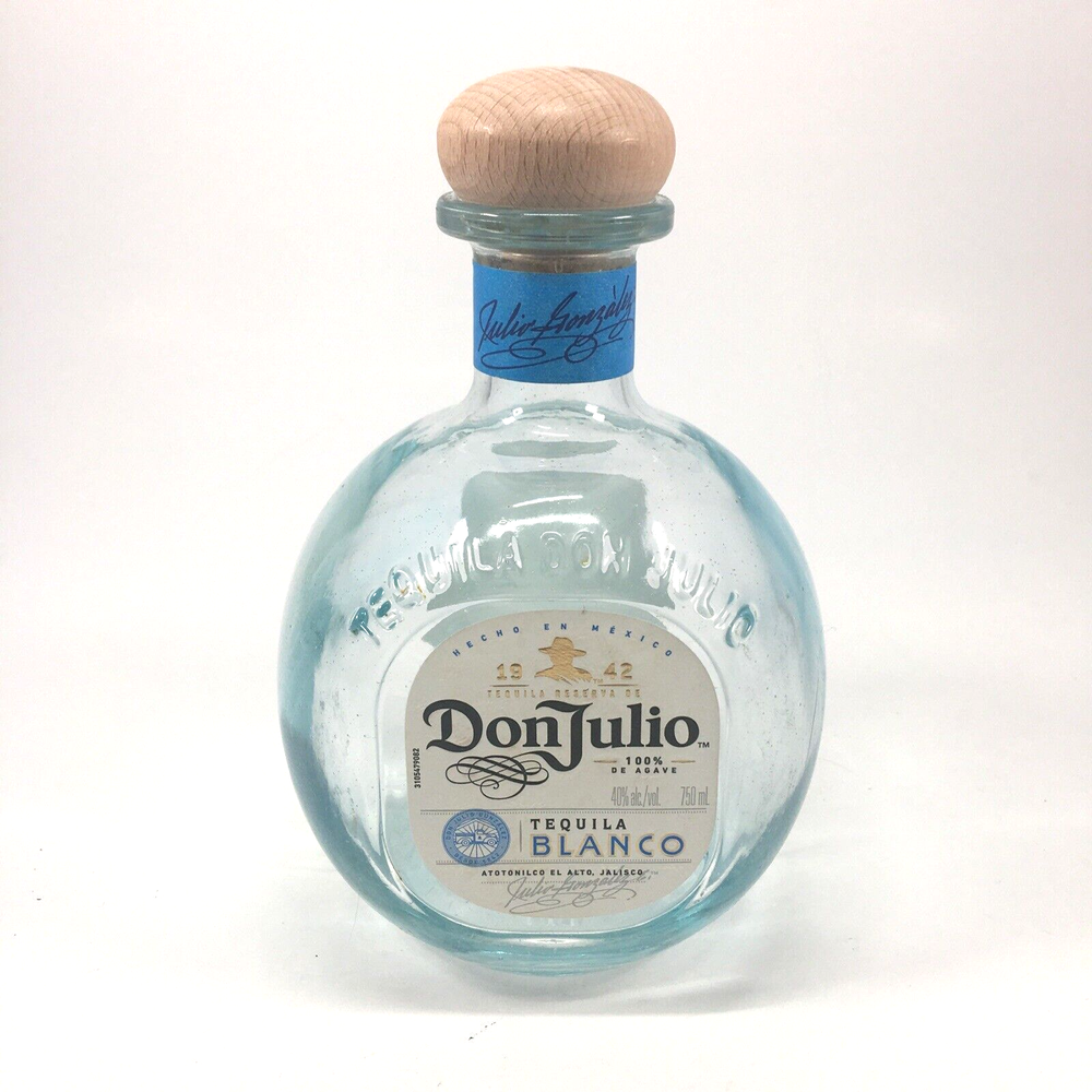 DON JULIO BLANCO TEQUILA BOTTLE EMPTY 750 ML