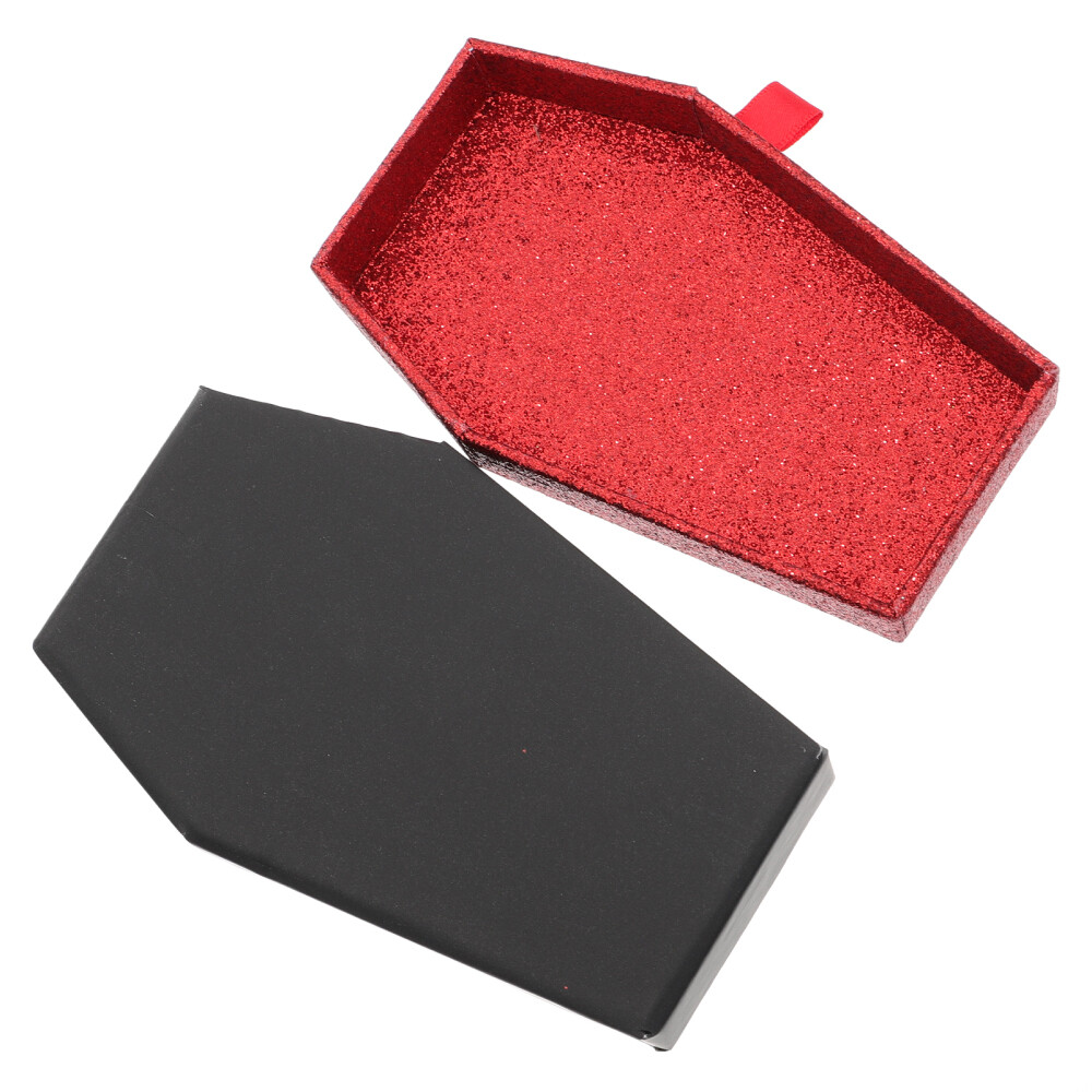 Spooky Halloween Coffin Box Chocolate Candy Jewelry Treat Case  