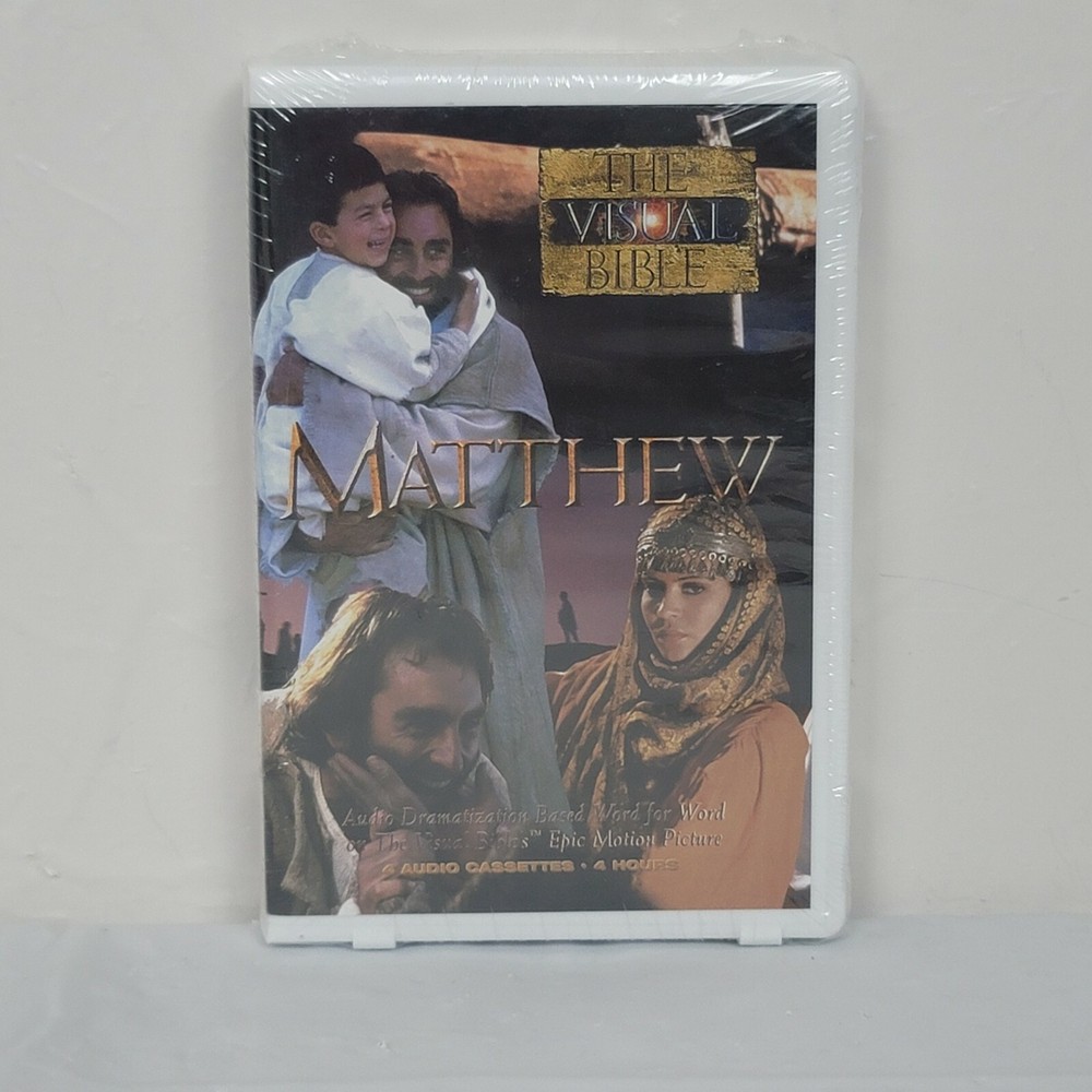 Visual Bible: The Book of Matthew 4 Cassette Set Factory Sealed-image