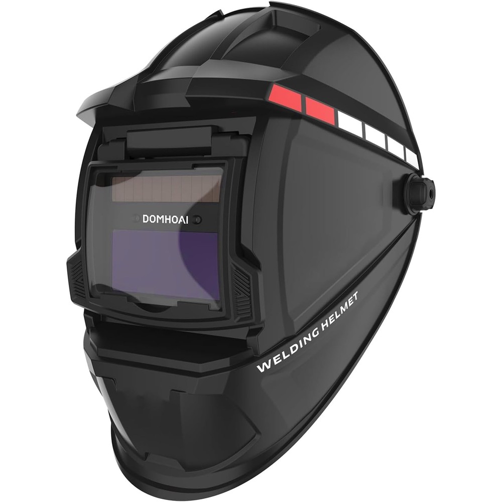 Auto Darkening True Color Solar Powered Welding Helmet with Dual Arc Sensors