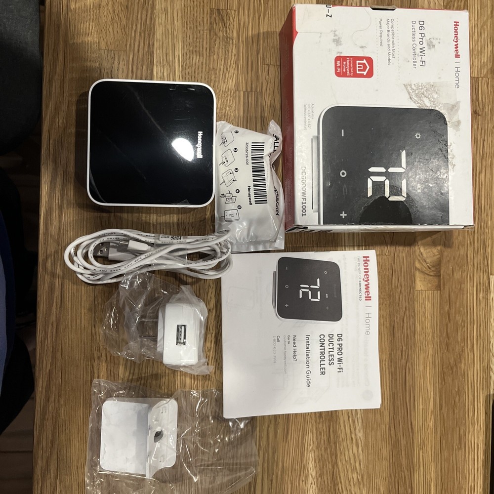 Honeywell D6 Pro Wi-Fi Ductless Controller Programmable Thermostat DC6000WF1001