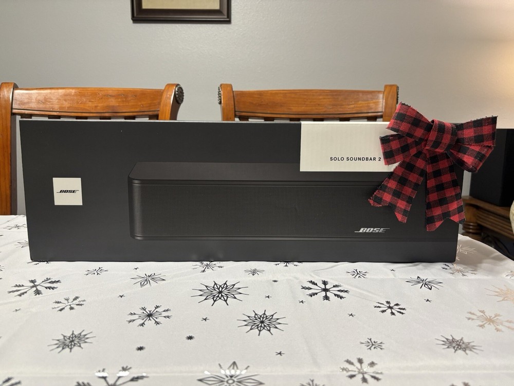 Bose Solo Soundbar 2 with Enhanced Dialogue Mode for Clearer Audio