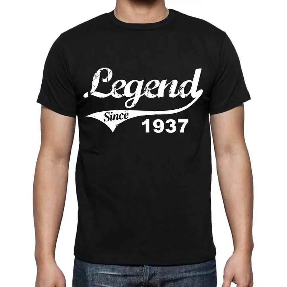 Men's Graphic T-Shirt Legend Since 1937 87th Birthday Anniversary 87 Year Old