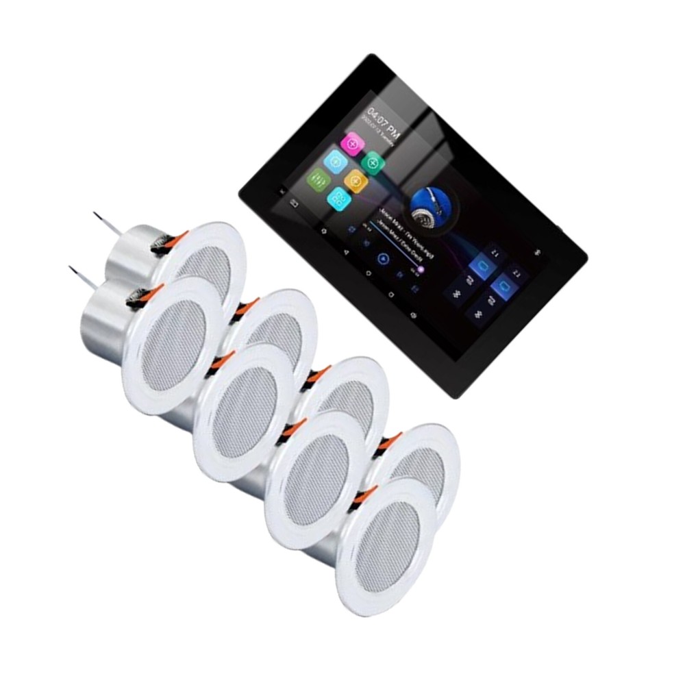 25W Bluetooth Wall Amplifier Ceiling Speaker Stereo Home Theater Sound SystemXf