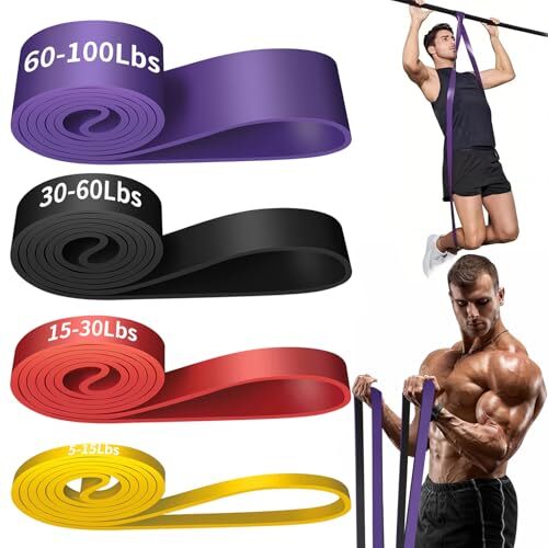 Resistance Band, Pull Up Bands, Pull Up Assistance Bands, Workout Bands, Exer...