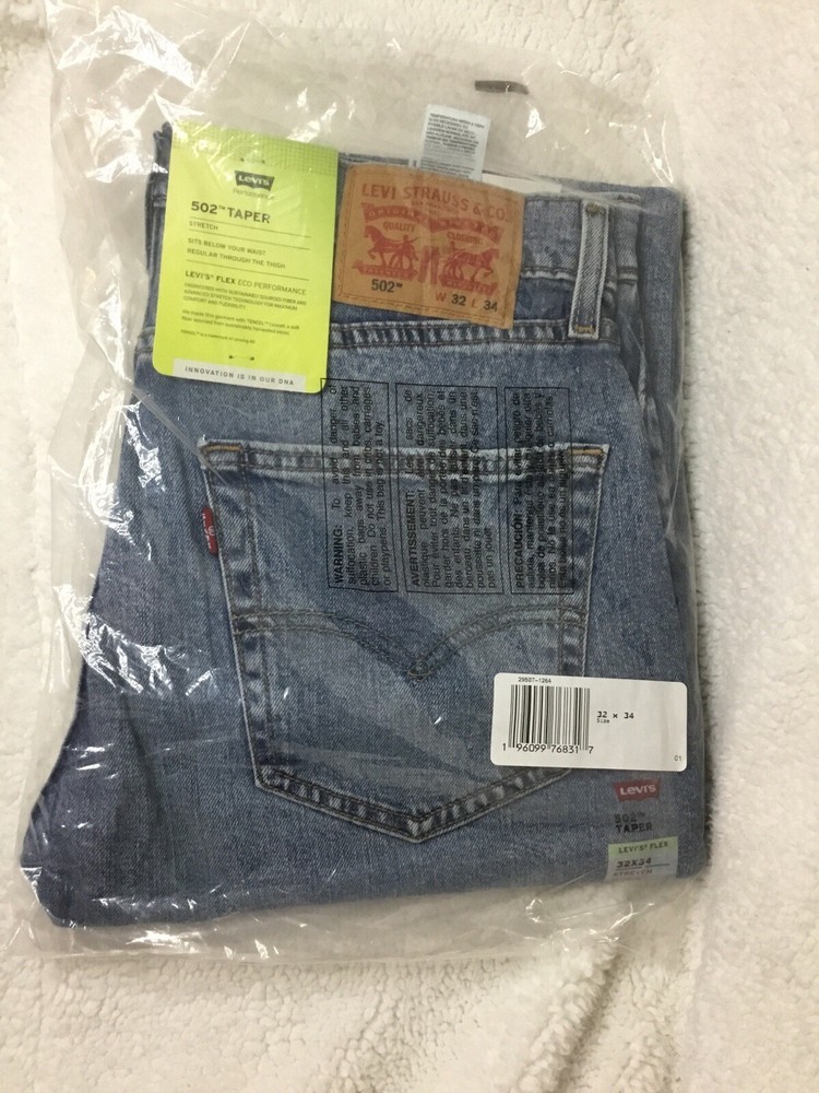 Levis 502 Taper Stretch(32 x 34)