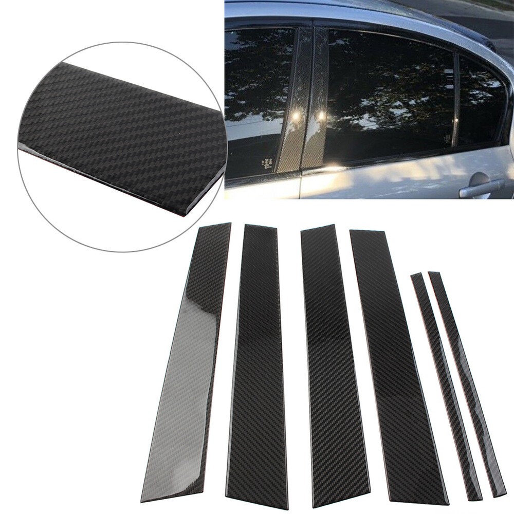 Exterior Door Window B Pillar Post Cover Trim For Infiniti G37 Sedan 07-13 US
