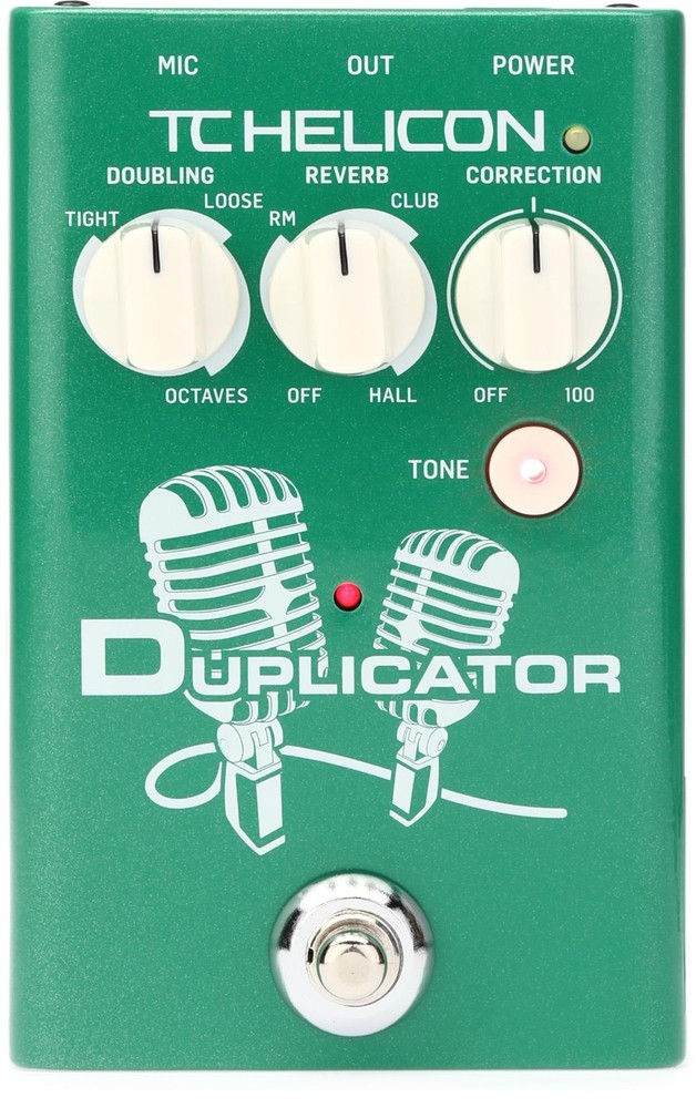 TC Helicon Ducre Vocal Effects Pedal for Doubling Harmonies