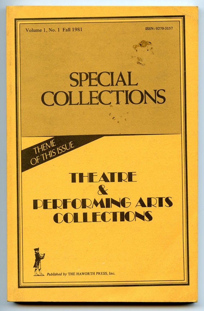 Art: SPECIAL COLLECTIONS. 1981. First issue