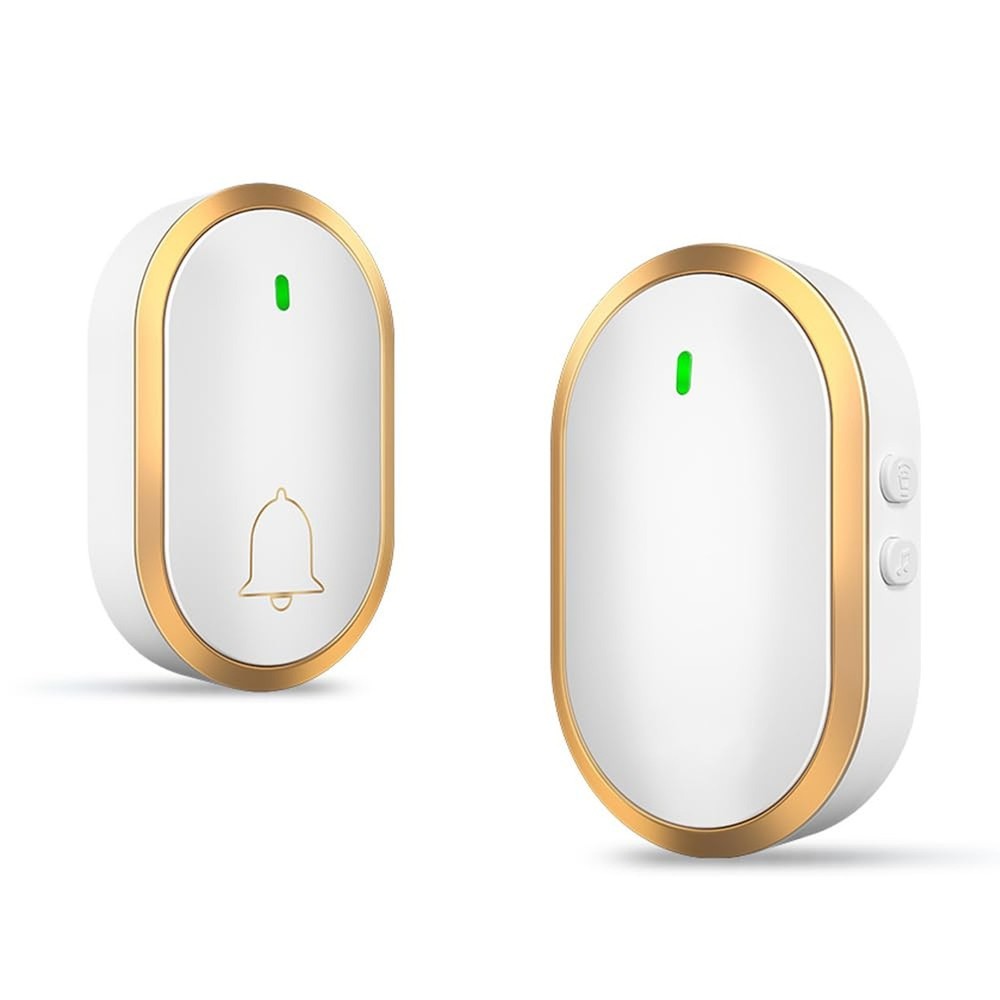 Wireless Doorbell Kit with 1000ft Range and Chime for Home Security