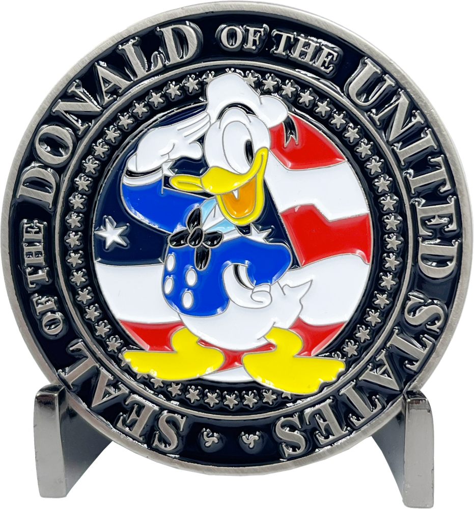 Donald Trump Duck Challenge Coin President MAGA 45 version 2 BL9-020