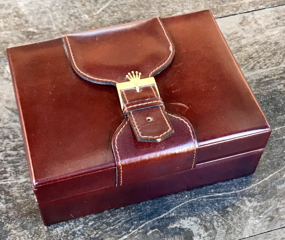 Rolex Watch Box for Daytona GMT Explorer Submariner Day-Date Leather Storage Case