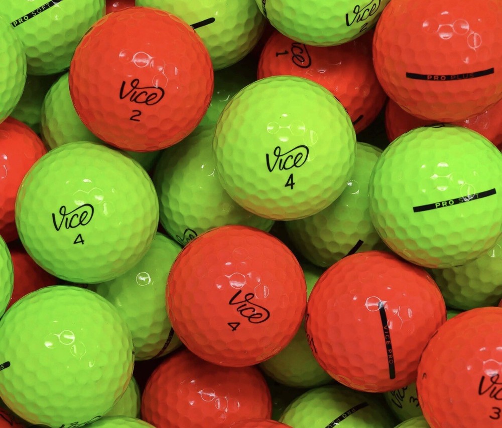 24 Vice Color Mix AAAA Near Mint Used Golf Balls - FREE Shipping-image