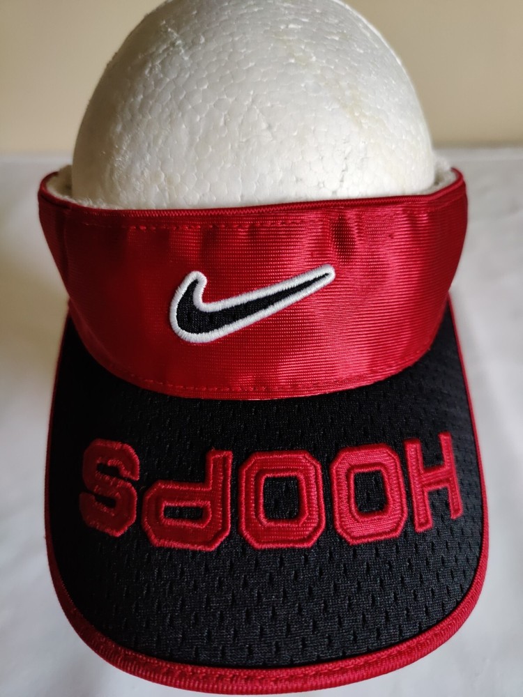 Nike 90s Basketball Hoops Visor Headband Black Red