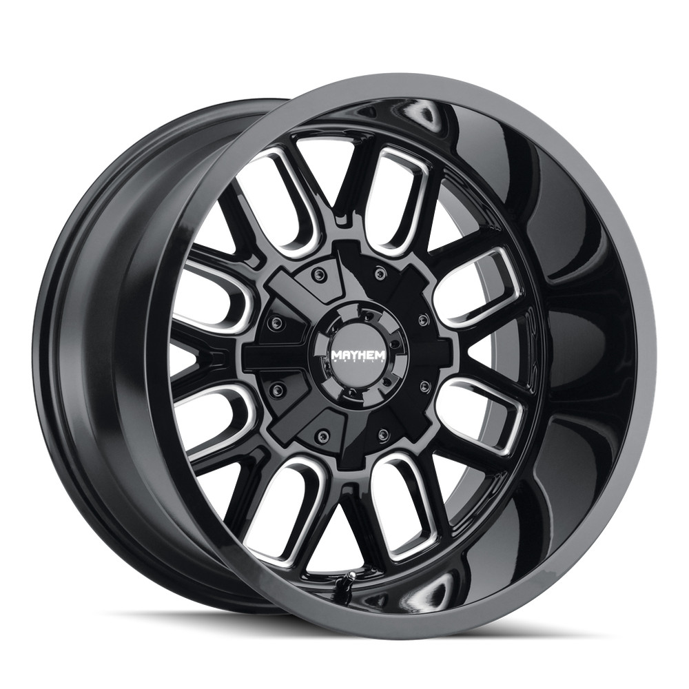 Mayhem COGENT 20X9 8X170 0mm Gloss Black Milled