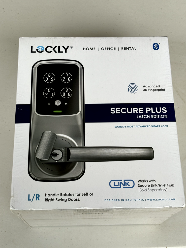 Smart Keyless Lockly Secure Plus Deadbolt with Fingerprint Access