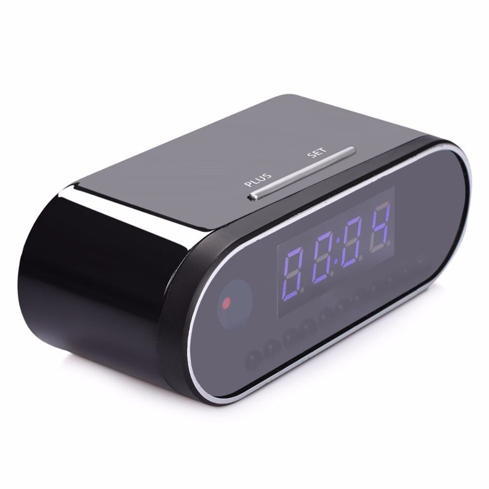 New Desk Alarm Clock W/ Home Wifi Security Camera 1080P HD IR Night Vision Cam