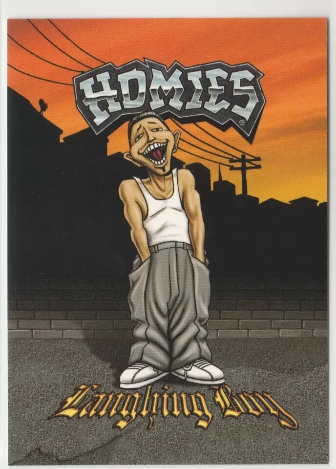 Laughing Boy #40 Homies Swap Cards 2004 NECA Lowrider Chicano Barrio East LA