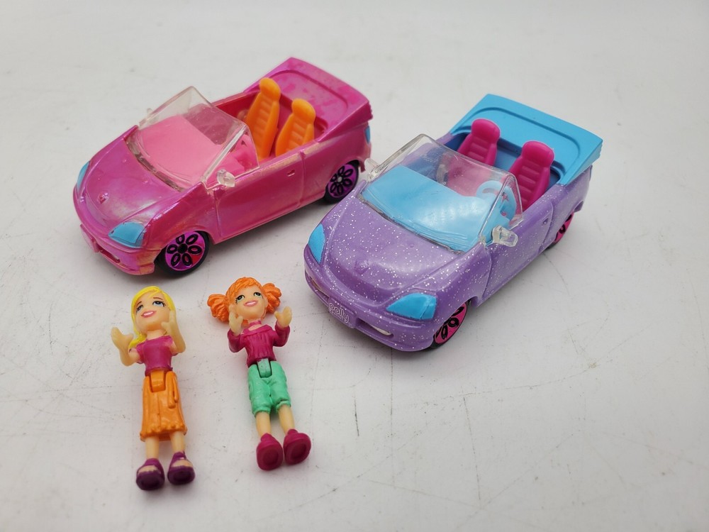 Polly Pocket Wheels Cars Original Mini Vehicles & Dolls, Mattel 2007