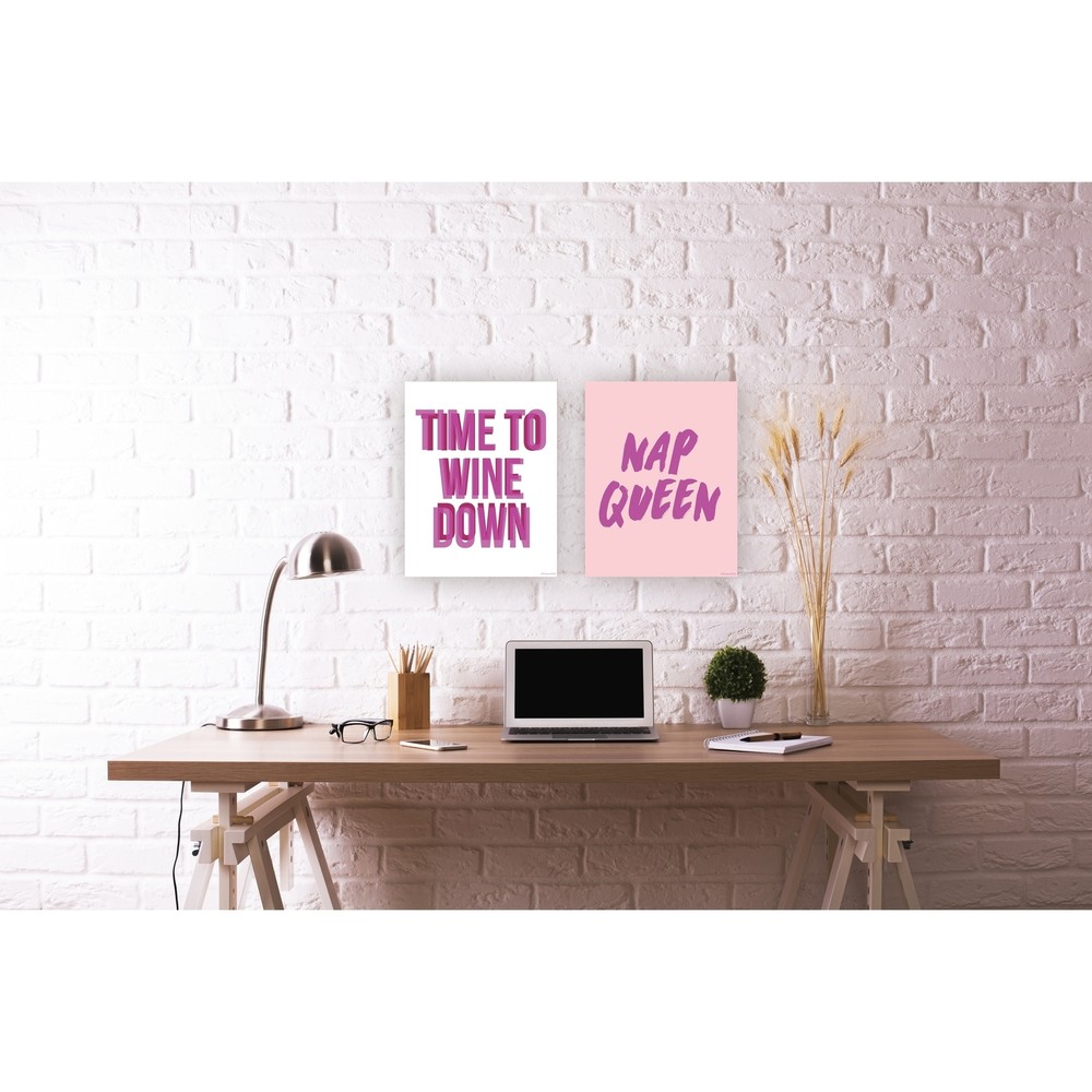 Stupell Time To WINE Down Wall plaque Art design by House of  Oversized