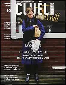 CLUEL homme Oct 2018 Men's Fashion Culture magazine Japan Book form JP