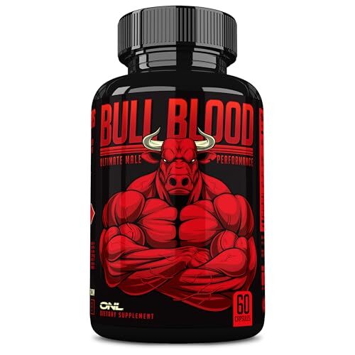 Bull Blood Testosterone Booster for MenTestosterone Supplement for Stamina & ...