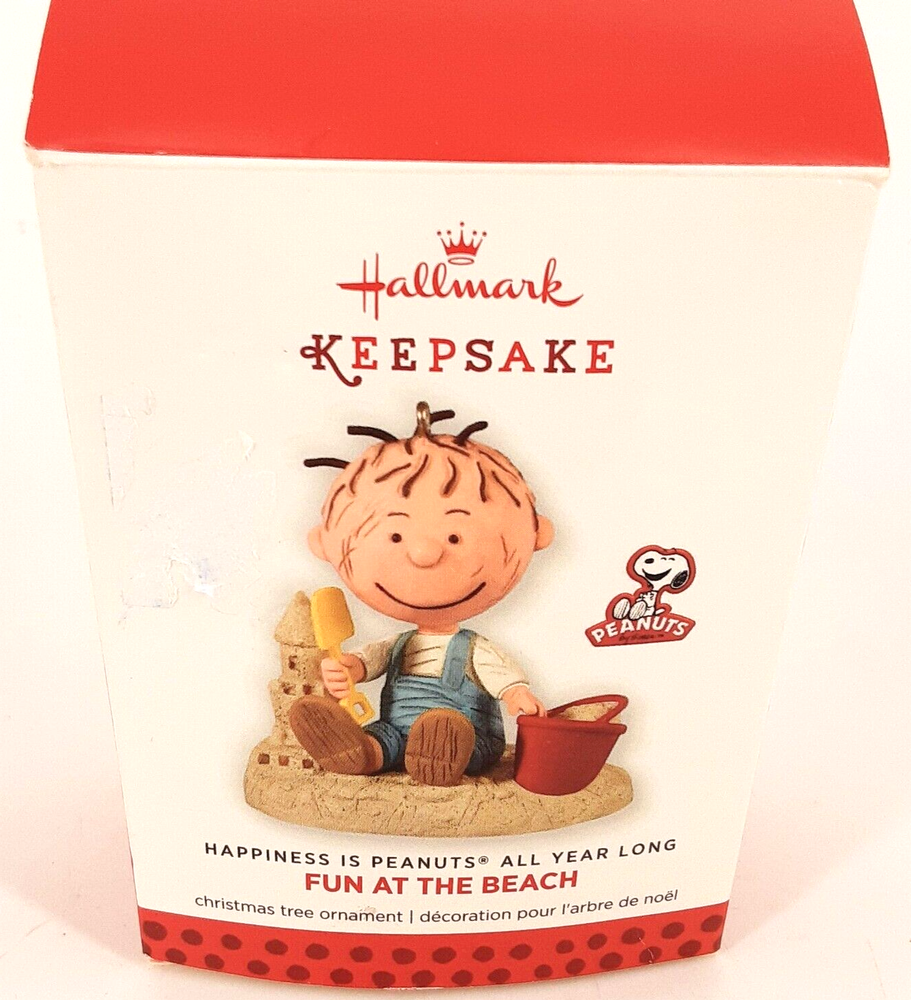 Hallmark Keepsake Ornament Pigpen Peanuts Gang Fun At The Beach 2013 Series 1st