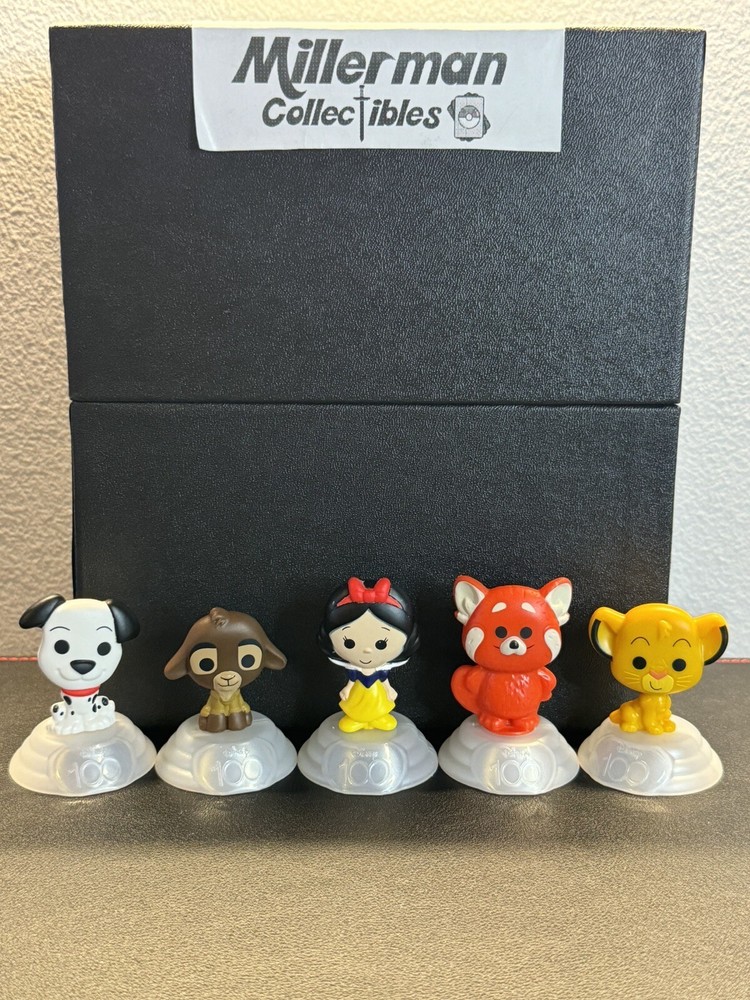 McDonald's 100 Years Of Magic Disney 2023 (x5) Disney Character Mix Lot