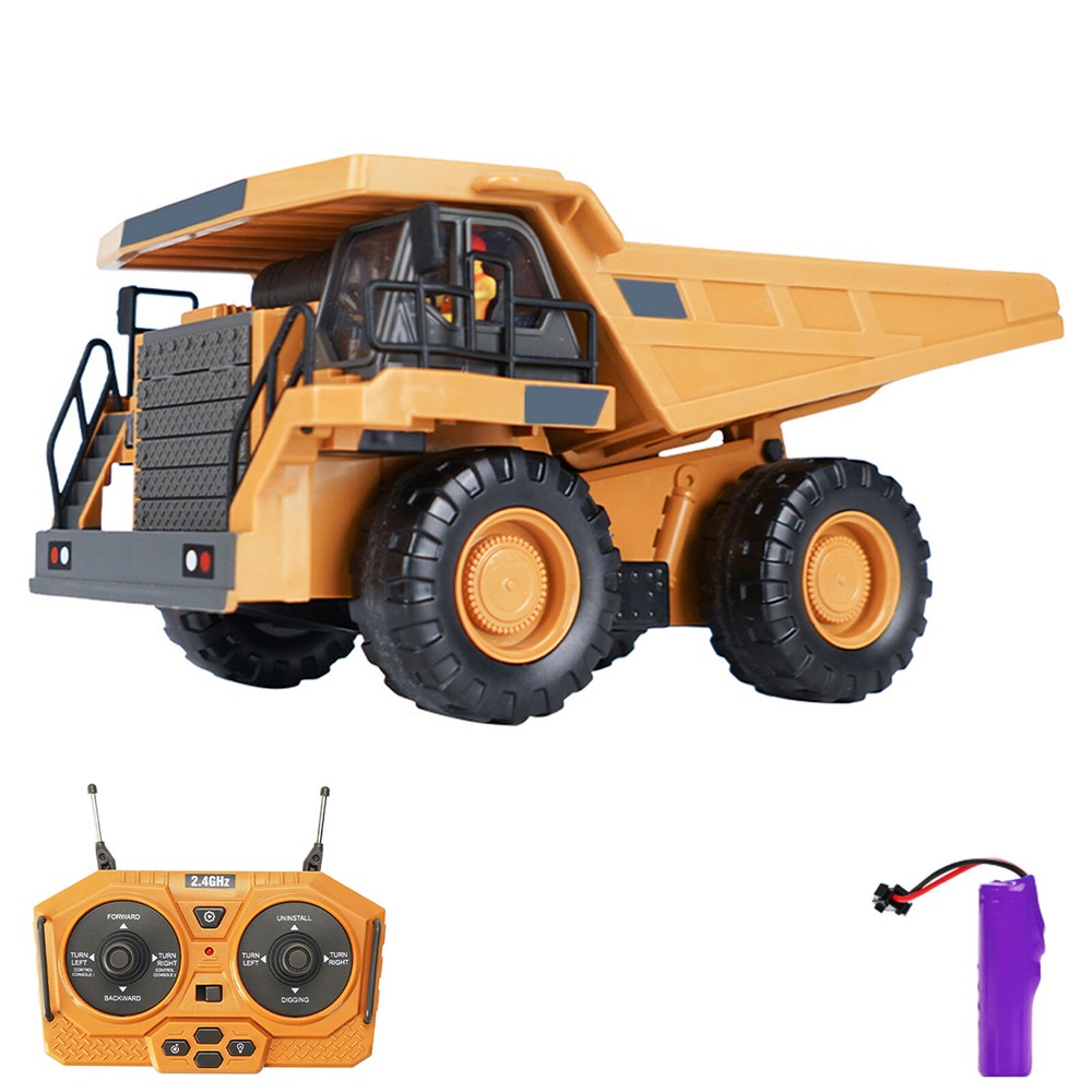 1/24 Scale RC Dump Truck with 2.4GHz Remote & Movable Bed