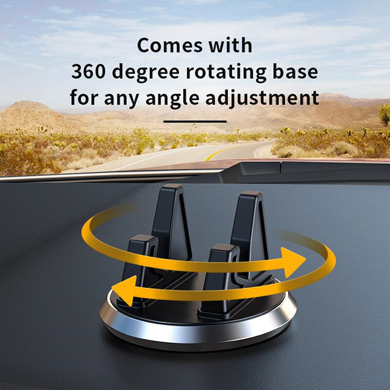 360° Rotatable Mobile Phone Holder Car Dashboard Anti Slip Cell Phone Holder GPS